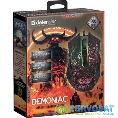 Мышка Defender Demoniac GM-540L Black (52540)