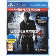 Гра SONY Uncharted 4: Путь вора [PS4, Russian version] Blu-ray диск (9420378)