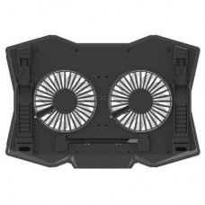 Підставка до ноутбука OMEGA Laptop COOLING PAD 2 fans BLACK [45425] (OMNCP2FB)
