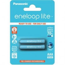 Акумулятор PANASONIC Eneloop Lite AAA 550mAh NI-MH * 2 (BK-4LCCE/2BE) Акумулятор PANASONIC Eneloop Lite AAA 550mAh NI-MH * 2 (BK-4LCCE/2BE)