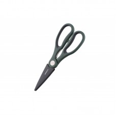 Ножиці кухонні Ardesto Gemini 22,3 см, сірий/зелений, чохол, нерж. сталь, пластик Ножиці кухонні Ardesto Gemini 22,3 см, сірий/зелений, чохол, нерж. сталь, пластик