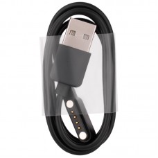 Зарядний кабель USB для смарт-годинника 2E Alpha SQ, магнітний, чорний Зарядний кабель USB для смарт-годинника 2E Alpha SQ, магнітний, чорний