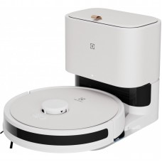 Робот-пилосос Electrolux, h=10см, вологе прибирання, конт пил -0.3л, вода -0.3л, автон. робота до 140хв, Wi-Fi, станція самоочищ., білий Робот-пилосос Electrolux, h=10см, вологе прибирання, конт пил -0.3л, вода -0.3л, автон. робота до 140хв, Wi-Fi, станція самоочищ., білий