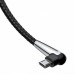 Дата кабель Baseus USB 2.0 AM to Micro 5P 1.0m MVP Mobile Game Black (CAMMVP-E01)