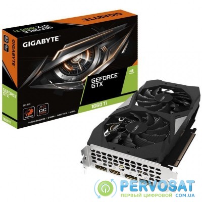 Видеокарта GIGABYTE GeForce GTX1660 Ti 6144Mb OC (GV-N166TOC-6GD)