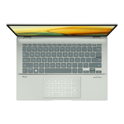 Ноутбук ASUS Zenbook 14 UX3402VA-KP783 14&quot; WQXGA IPS, Intel i7-13700H, 16GB, F512GB, UMA, NoOS, Сріблястий