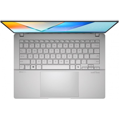 Ноутбук ASUS Vivobook S 14 M5406KA-SF150 14" FHD OLED, AMD AI 5 340, 16GB, F512GB, UMA, NoOS, Сріблястий Ноутбук ASUS Vivobook S 14 M5406KA-SF150 14" FHD OLED, AMD AI 5 340, 16GB, F512GB, UMA, NoOS, Сріблястий