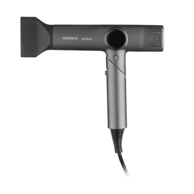 Фен ARDESTO Stein, 1600Вт, 2 швидкості, 4 темп.режима, сірий Фен ARDESTO Stein, 1600Вт, 2 швидкості, 4 темп.режима, сірий