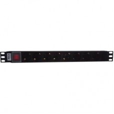 Силовий блок Hypernet 19" 8 розеток без кабеля с выкл. (SPP8-WC) Силовий блок Hypernet 19" 8 розеток без кабеля с выкл. (SPP8-WC)