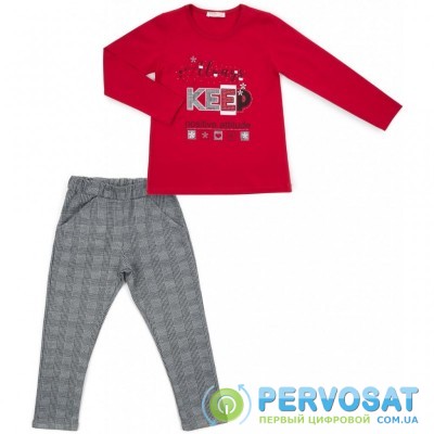 Набор детской одежды Breeze "ALWAYS KEEP POSITIVE ATTITUDE" (13591-152G-red)