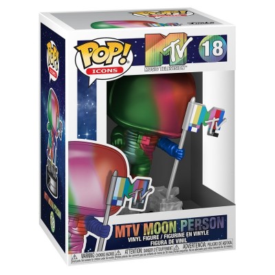 Фігурка Funko POP! Ad Icons MTV Moon Person (Rainbow) (MT) 49459