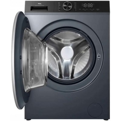 Пральна машина TCL фронтальна, 8кг, 1400, A+++, 53см, дисплей, пара, інвертор, сірий