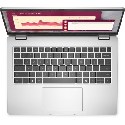 Ноутбук Dell Pro 14 14" FHD+ IPS AG, Intel U7-255U, 32GB, F512GB, UMA, Lin, сріблястий