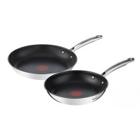 Набір сковород Tefal Duetto+, 2шт, 24/28см, нержавіюча сталь
