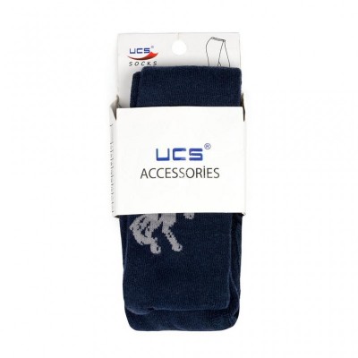 Колготки UCS SOCKS с лошадкой (M0C0301-1402-7B-blue)
