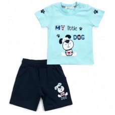 Набір дитячого одягу Breeze "MY LITTLE DOG" (14306-80B-blue) Набір дитячого одягу Breeze "MY LITTLE DOG" (14306-80B-blue)