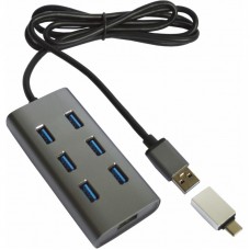Концентратор Maiwo USB 3.0 Type-A / Type-C to 7х USB3.0 (KH700) Концентратор Maiwo USB 3.0 Type-A / Type-C to 7х USB3.0 (KH700)