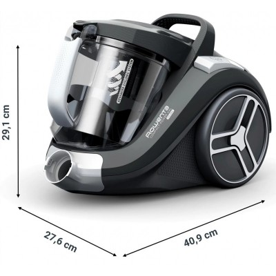 Пилосос Rowenta контейнерний Compact Power XXL Parquet, 900Вт, конт пил -2.5л, чорний