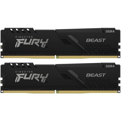 Пам'ять ПК Kingston DDR4 16GB KIT (8GBx2) 3200 FURY Beast