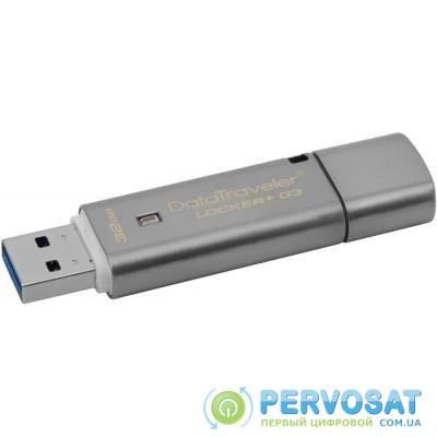 USB флеш накопитель Kingston 32GB DataTraveler Locker+ G3 USB 3.0 (DTLPG3/32GB)