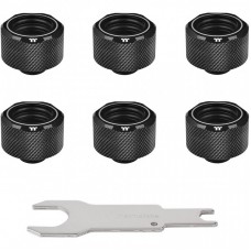 Фітинг для СВО ThermalTake Pacific C-PRO G1/4 PETG Tube 16mm OD Compression - Black (6- (CL-W214-CU00BL-B) Фітинг для СВО ThermalTake Pacific C-PRO G1/4 PETG Tube 16mm OD Compression - Black (6- (CL-W214-CU00BL-B)