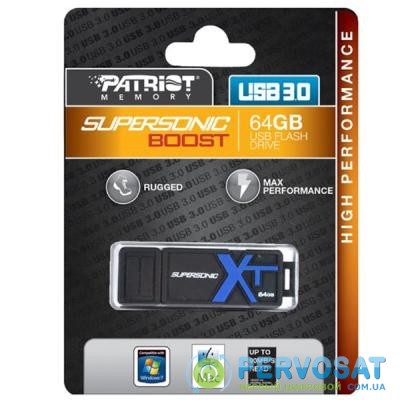 USB флеш накопитель Patriot 64GB SUPERSONIC BOOST XT USB 3.0 (PEF64GSBUSB)