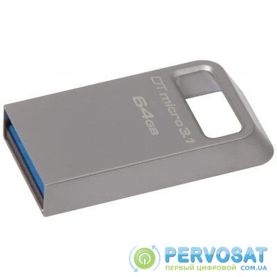 USB флеш накопитель Kingston 64GB DataTraveler Micro USB 3.1 (DTMC3/64GB)