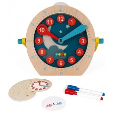 Розвиваюча іграшка Janod Вчимося називати час J05076 Розвиваюча іграшка Janod Вчимося називати час J05076