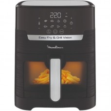 Мультипіч Moulinex Easy Fry&Grill Window, 1550Вт, чаша-4.2л, сенсорне керув., 8 програм, з віконцем, пластик, чорний Мультипіч Moulinex Easy Fry&Grill Window, 1550Вт, чаша-4.2л, сенсорне керув., 8 програм, з віконцем, пластик, чорний