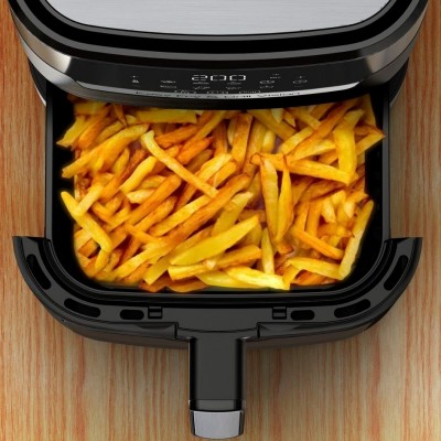 Мультипіч Moulinex Easy Fry&Grill Window, 1550Вт, чаша-4.2л, сенсорне керув., 8 програм, з віконцем, пластик, чорний