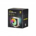 Процесорний кулер 2E GAMING AIR COOL (AC90D4) RGB,775,115X,1366, FM1,FM2,AM2,AM2+,AM3,AM3+,AM4, 120мм,TDP 130W