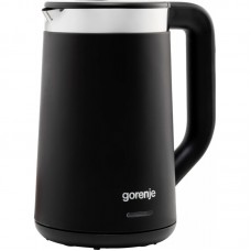 Електрочайник Gorenje 1.7л, Strix контроль, LED дисплей, чорний Електрочайник Gorenje 1.7л, Strix контроль, LED дисплей, чорний