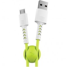 Дата кабель USB 2.0 AM to Micro 5P 1.0m Soft white/lime Pixus (4897058531176) Дата кабель USB 2.0 AM to Micro 5P 1.0m Soft white/lime Pixus (4897058531176)