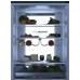 Холодильник Haier багатодверний, 200.6x70х67.5, холод.відд.-343л, мороз.відд.-140л, 3дв., А++, NF, інв., дисплей, зона нульова, чорний (скло)