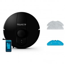 Робот-пилосос Rowenta миючий X-Plorer Serie 135 Standart, 5000ПаВт, h=9.5см, 0.35л, конт пил -0.32л, вода - вологе прибирання, автон. робота до 120хв, чорний