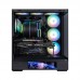 Корпус Zalman P40 DS без БЖ, 2xUSB3.0, 1x Type C, 3x120мм ARGB Reverse,  1x120мм ARGB, VGA 420мм, LCS ready, TG Side/Front Panel, Display, ATX, чорний
