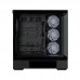 Корпус Zalman P40 DS без БЖ, 2xUSB3.0, 1x Type C, 3x120мм ARGB Reverse,  1x120мм ARGB, VGA 420мм, LCS ready, TG Side/Front Panel, Display, ATX, чорний