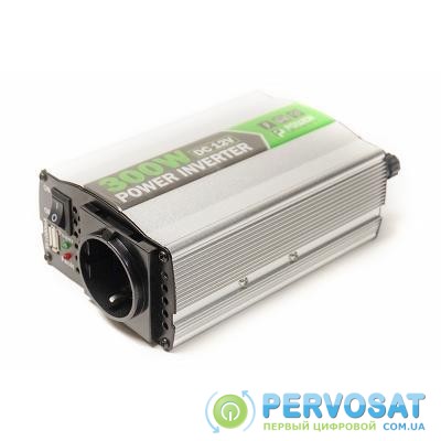 Автомобильный инвертор 12V/220V 300W, USB 5V 1A, HYM300-122 PowerPlant (KD00MS0001)