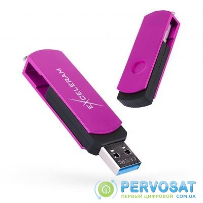USB флеш накопитель eXceleram 64GB P2 Series Purple/Black USB 3.1 Gen 1 (EXP2U3PUB64)