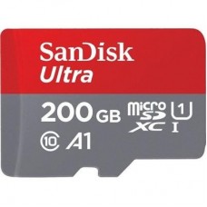 Карта пам'яті SANDISK 200GB micro-SDXC class 10 UHS-I Ultra (SDSQUAR-200G-GN6MA) Карта пам'яті SANDISK 200GB micro-SDXC class 10 UHS-I Ultra (SDSQUAR-200G-GN6MA)