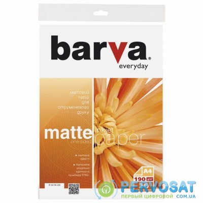 Бумага Barva A4 Everyday matted 190г 20с (IP-AE190-290)