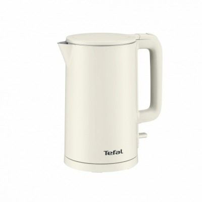 Електрочайник Tefal Thermo Protect, 1.5л, пластик, нержавіюча сталь, світло-бежевий