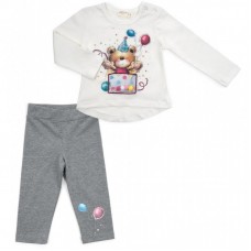 Набір дитячого одягу Breeze з ведмедиком (13228-86G-cream) Набір дитячого одягу Breeze з ведмедиком (13228-86G-cream)