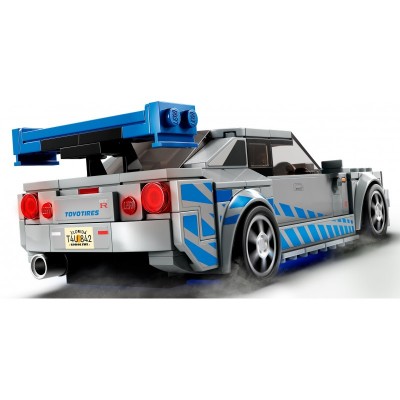 Конструктор LEGO Speed Champions «Подвійний форсаж» Nissan Skyline GT-R (R34)
