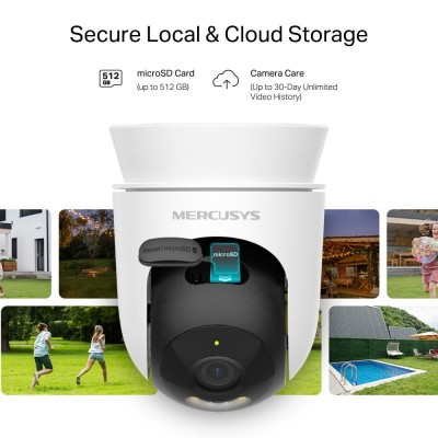 IP-Камера MERCUSYS MC500 FHD N300 microSD motion detection, зовнішня IP-Камера MERCUSYS MC500 FHD N300 microSD motion detection, зовнішня