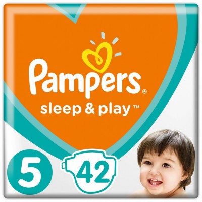 Подгузник Pampers Sleep & Play Junior Размер 5 (11-16 кг), 42 шт (8001090784674)