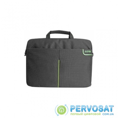 Сумка для ноутбука X-Case 15.6" Black + Green (JNL67915)