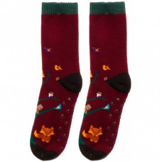 Шкарпетки Bross махрові зі звірятами (21402-3-red) Шкарпетки Bross махрові зі звірятами (21402-3-red)