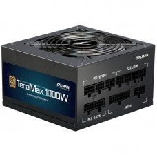 Блок живлення Zalman TERAMAX (1000W) >90%, 80+ Gold, 120mm, 1xMB 24pin(20+4)+10pin, 2xCPU 8pin(4+4), 3xMolex, 12xSATA, 6xPCIe 8pin(6+2), Fully Modular Блок живлення Zalman TERAMAX (1000W) >90%, 80+ Gold, 120mm, 1xMB 24pin(20+4)+10pin, 2xCPU 8pin(4+4), 3xMolex, 12xSATA, 6xPCIe 8pin(6+2), Fully Modular