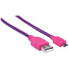 Дата кабель USB 2.0 AM to Micro 5P 1.8m Manhattan (352741)